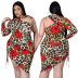 Primavera y verano nuevos vestidos de moda impresos delgados irregulares de gran tamaño NSYMA55291
