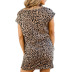 spring new plus size sexy leopard print casual A-line fashion short-sleeved dress NSYMA55302