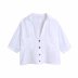 spring button front linen shirt  NSAM55384
