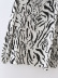 loose thin soft rayon zebra print pullover shirt NSAM55392