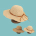 leather rope big eaves sun-proof straw hat NSTQ55462