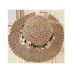 summer flower ruffled straw hat NSTQ55464
