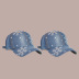 Gorra de béisbol con diseño de copo de nieve y diamantes NSTQ55479