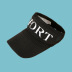 fashion letter print visor hat NSTQ55483