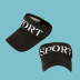 fashion letter print visor hat NSTQ55483
