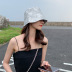 Solid Color Glitter Sequined Bucket Hat NSCM55542