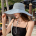 sombrero flexible con cordones de color liso NSCM55563