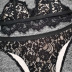 sexy lace sling high waist split bikini  NSLUT55619