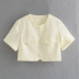 spring buttoned short blouse shirt NSAM59913
