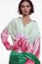 spring tie-dye draped blouse top NSAM59935