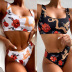 new style dragon print wholesale hot style high waist swimsuit NSSL59999