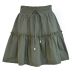 spot hot style fashion short high waist elastic solid color skirt NSLDY60018