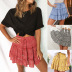 Summer High Waist Ruffled Floral Skirt NSLDY60016