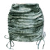 Elástico plisado tejido cordón sexy Tie-Dye bolsa cadera falda NSLDY60026