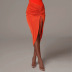 Slim Slim Drawstring Skirt NSHTL60034