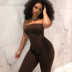 Sexy Slimming Solid Color Tube Top Jumpsuit NSHTL60047