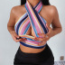 color halter sexy slim knit cross-shirt top NSFLY62128