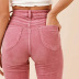casual zipper flared wide-leg pants NSFLY62158