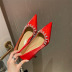 new style pointed toe pearl rhinestone high-heel shoes NSSO62184
