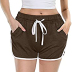 Summer new casual solid color tether shorts NSSUO62428