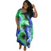 Spot Plus Size Loose Printed Dress NSWNY62256