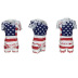 American Flag Independence Day National Day Flag Top & Shorts Set NSFZ62384