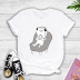 Summer new cartoon cat print T-shirt NSYIC62469