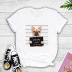 Creative Prison Dog Print T-shirt NSYIC62471