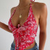 spring and summer hot product new printed suspender halter sexy vest NSYID62549