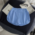 Summer solid color belly lift maternity shorts NSYAY62497