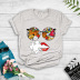 New short-sleeved creative fashion printing T-shirt NSYIC62479