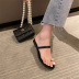summer new flat-toed beach slippers NSHU62588