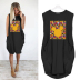 Summer Fashion Sleeveless Round Neck Printed Casual Dress NSJIN62613