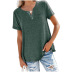 V-neck short-sleeved pocket loose T-shirt  NSBTY62682