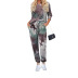 outer wear home autumn and winter tie-dye printed long-sleeved pajamas NSHHF62739