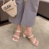 Fashion pearl open-toed sandals NSHU62766