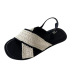 cross strap comfortable buckle flat sandals NSHU62772