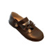 small leather bow cute new retro Mary Jane shoes NSHU62810