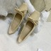 autumn new bowknot square-toe shoes NSHU62816