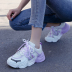 Fashion Mesh Lace-up Casual Platform Sneakers NSYUS63076