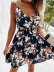 New floral sling waist dress NSSUO62823