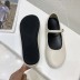 fashion solid color round toe flats sandals NSHU62844