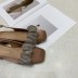 fashion silk rhinestone flats sandals  NSHU62848