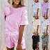 five-star print short-sleeved round neck pajama set NSZH62878