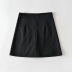 solid color irregular side slit skirt NSAC62902