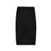 new high waist elastic tight-fitting thin skirt NSAC62909