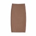 nueva falda delgada ajustada elástica de cintura alta NSAC62909