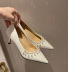 fashion pearl decor pointed heels  NSCA62930