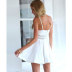Lace Stitching Sling Sleeveless Hollow Dress NSJIM63049