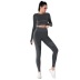 Spot new sports tight-fitting running breathable knitted set NSLX63093